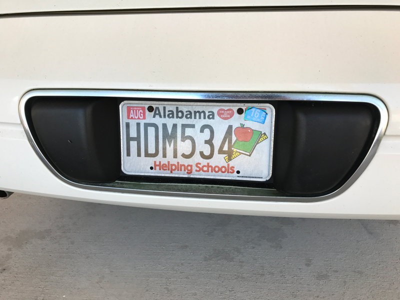 Expired registration as of August.